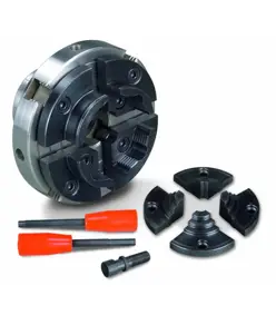 Mandrino a 4 griffe diametro 100 mm con vite inclusa