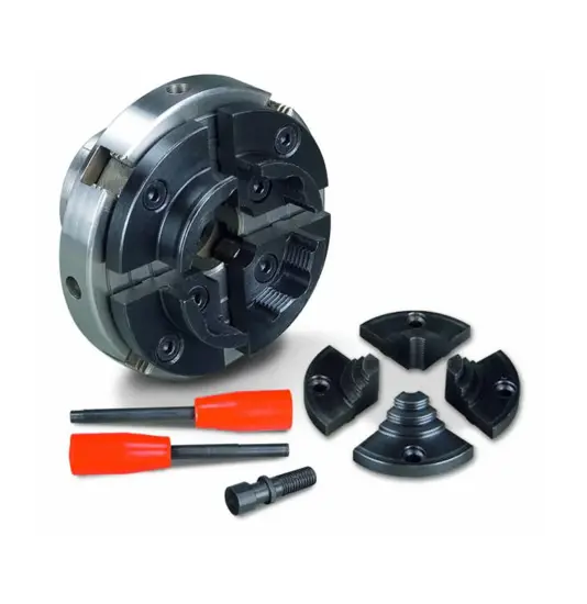 Mandrino a 4 griffe diametro 100 mm con vite inclusa