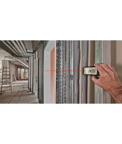 Misuratore di distanza laser con 12 funzioni di misurazione e display retro-illuminato Stabila LD420