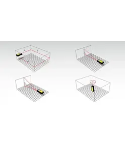 Misuratore di distanza laser con 12 funzioni di misurazione e display retro-illuminato Stabila LD420