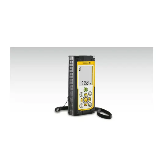 Misuratore di distanza laser con 12 funzioni di misurazione e display retro-illuminato Stabila LD420