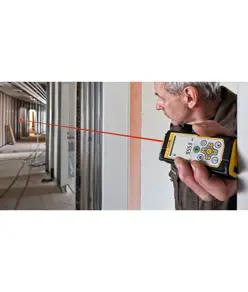 Misuratore di distanza laser con 12 funzioni di misurazione e display retro-illuminato Stabila LD420