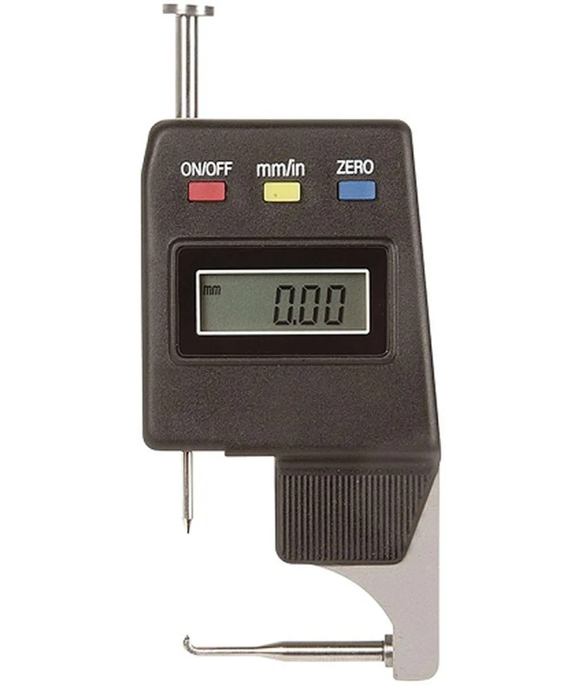 Misuratore di spessore elettronico LTF, Sistema di conversione mm/inches - azzeramento in ogni posizione