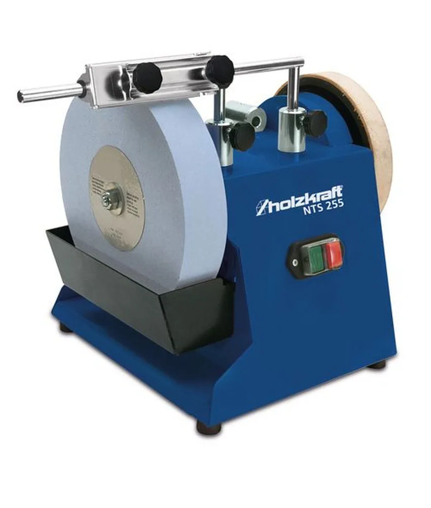 Molatrice Holzkraft, secco/umido - con potente motore a induzione - disco di cuoio estraibile