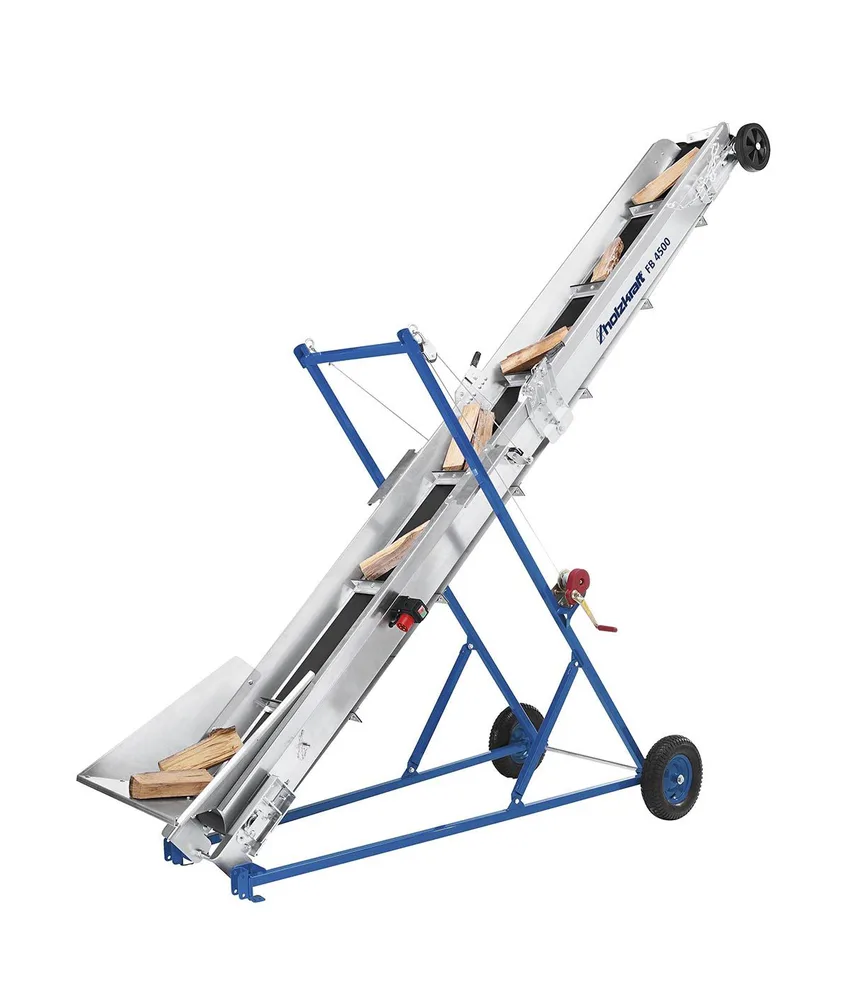 Nastro trasportatore Holzkraft, per legna dimensioni nastro 250x4500 mm