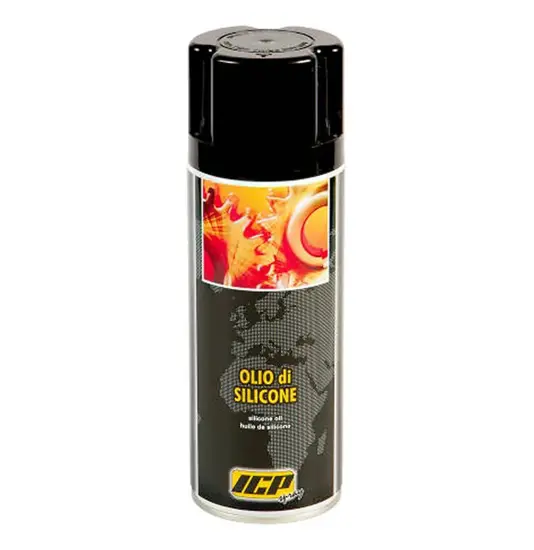 Olio di silicone antiadesivo, distaccante e lubrificante in bomboletta