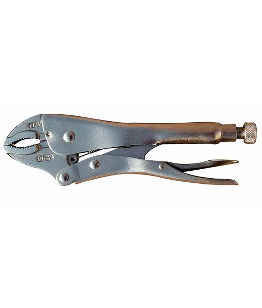 Pinza autobloccante Kravm, in cromo vanadio - con ganasce concave - lunghezza 250 mm