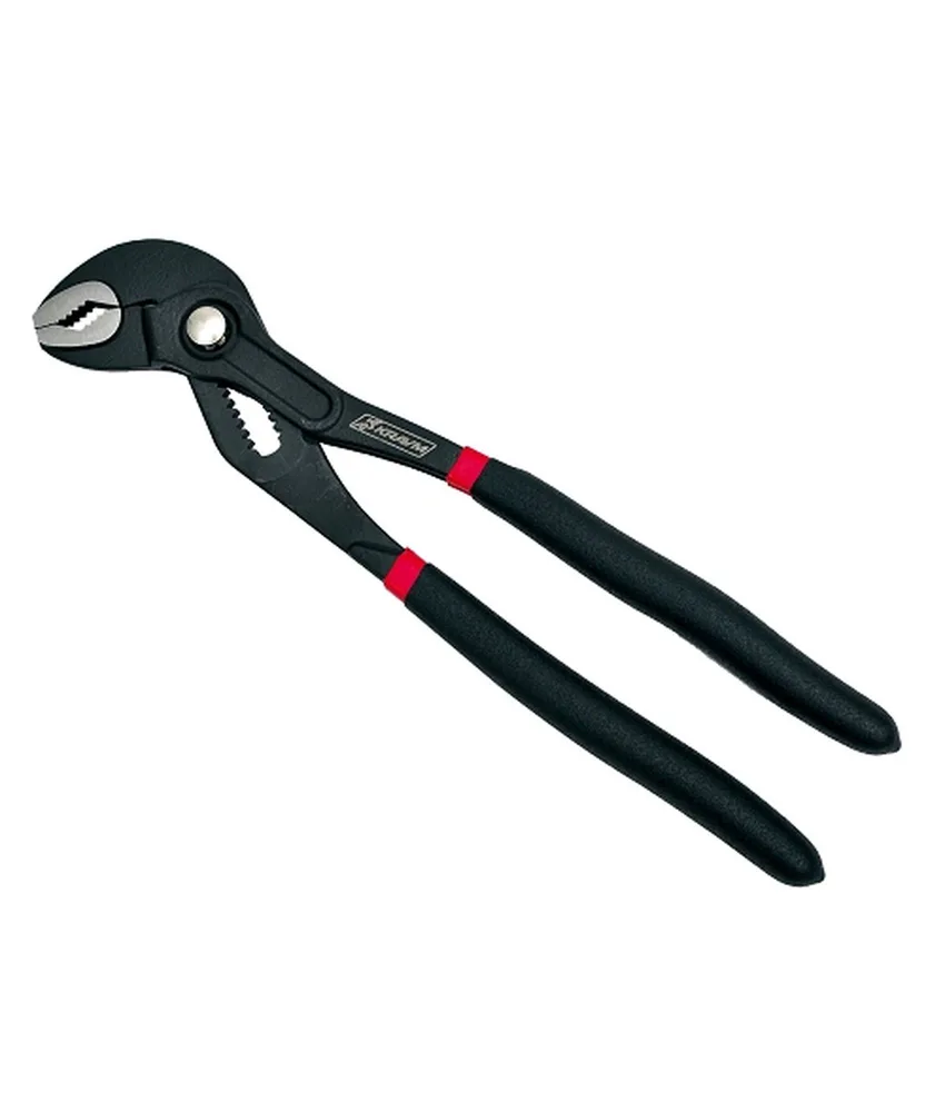 Pinza poligrip in cromo vanadio Kravm, con pulsante e impugnatura doppio isolamento
