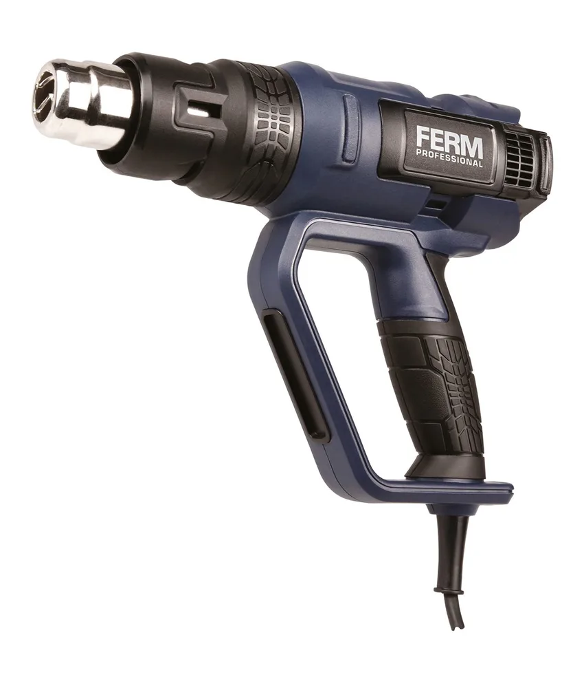 Pistola ad aria calda FERM, 2000W - 3 posizioni di temperatura