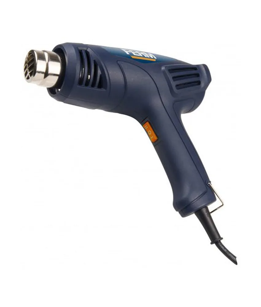 Pistola aria calda FERM, 2000W - 2 posizioni di temperatura