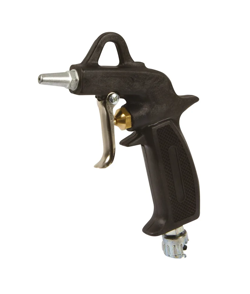 Pistola soffiaggio S, beccuccio uscita aria ottone nichelato