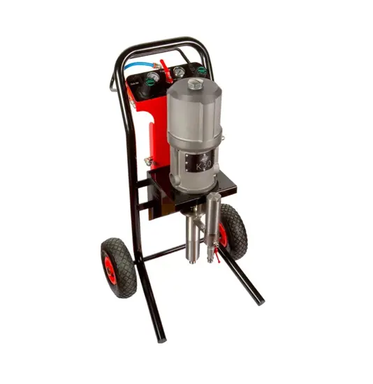 Pompa pneumatica K30MIX aria con kit di verniciatura