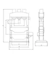 Pressa idraulica professionale Metallkraft