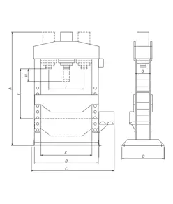 Pressa idraulica professionale Metallkraft
