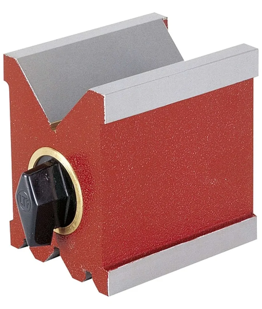 Prisma magnetico LTF, Funzionale e preciso per misurazione, controllo e rettifica pezzi da lavorare - per macchinari con piano magnetico senza nece...