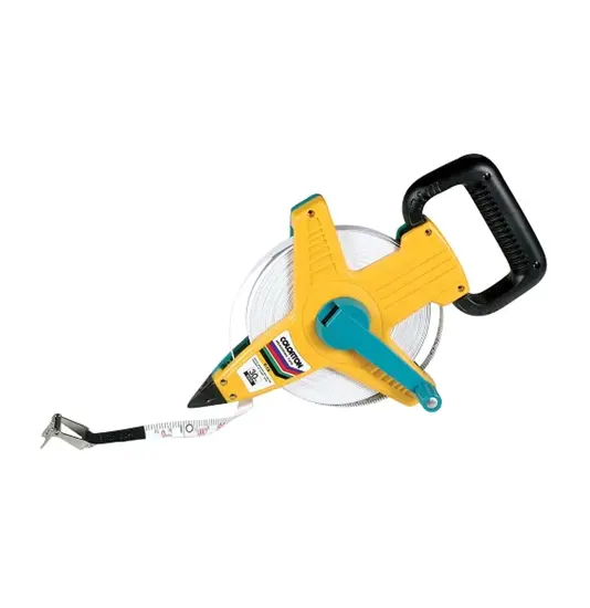 Rotella metrica con nastro in fibra di vetro plastificato