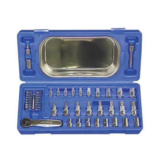 Set 65 bussole e cricchetti Kravm