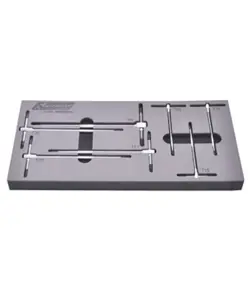 Set 7 chiavi a T torx in cromo vanadio Kravm