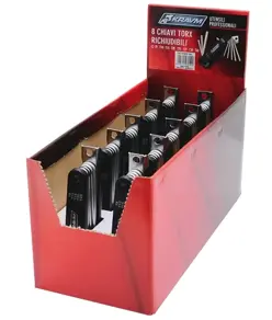 Set 8 chiavi torx Kravm