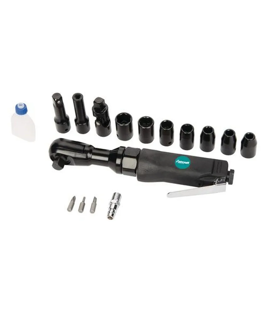 Set avvitatore a cricchetto 1/2'', a basse vibrazioni con attacco girevole