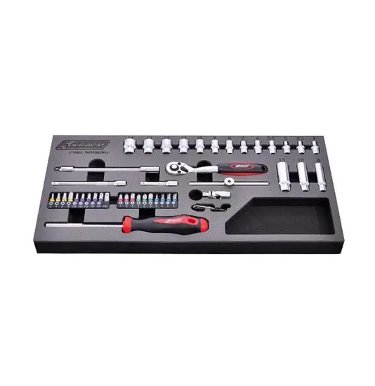 Set bussole con inserti 45 pezzi Kravm