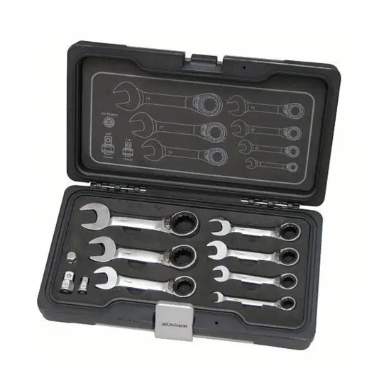 Set chiavi combinate a cricchetto corte Kravm