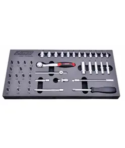 Set chiavi e inserti a bussola 41 pezzi Kravm