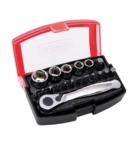 Set cricchetto 19 pezzi Kravm