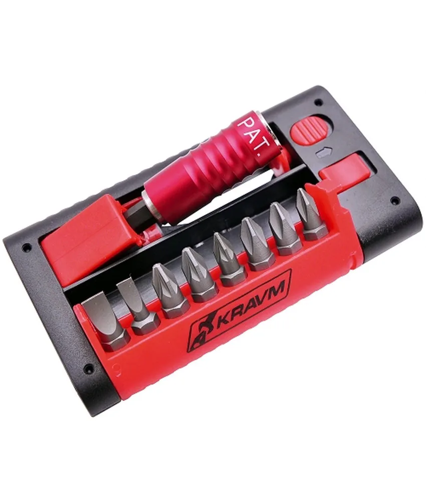 Set inserti con porta inserti magnetico Kravm, con portainserti magnetico - in acciaio S2