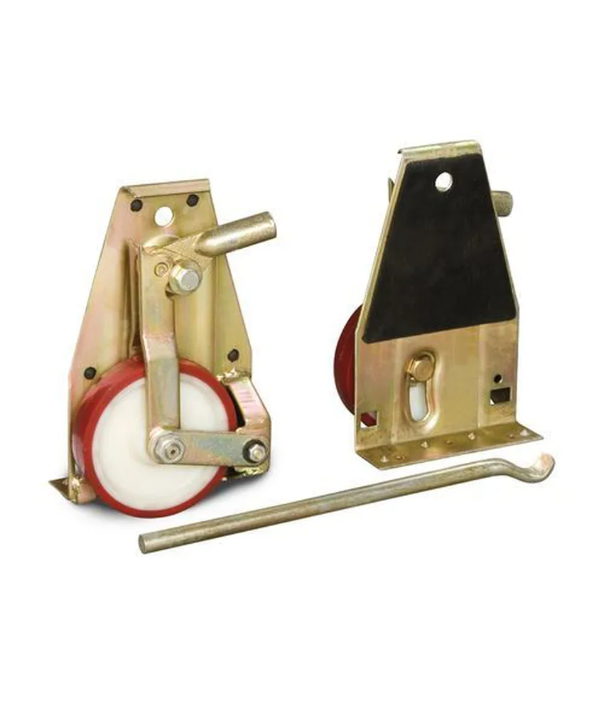 Set sollevatori manuali LTF, portata 1t (in coppia) - telaio in acciaio zincato