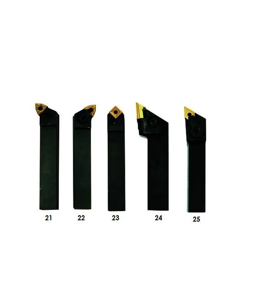 Set Utensili Da Tornio 16 Mm 5 Pezzi, con placchette MD