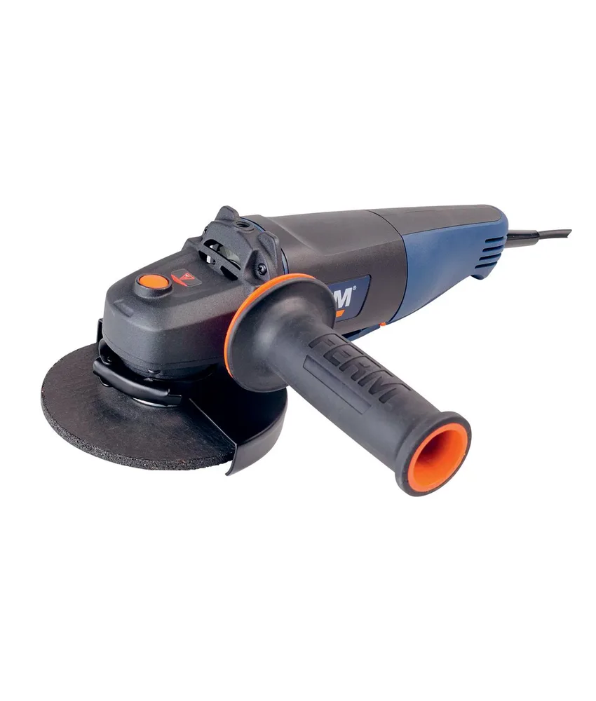 Smerigliatrice angolare FERM, velocità a vuoto +/- 11000 rpm