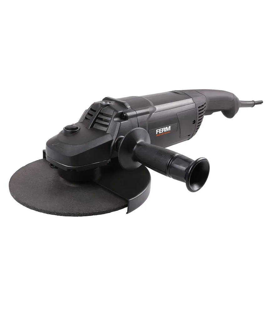Smerigliatrice angolare professionale FERM, velocità a vuoto ± 6500 rpm