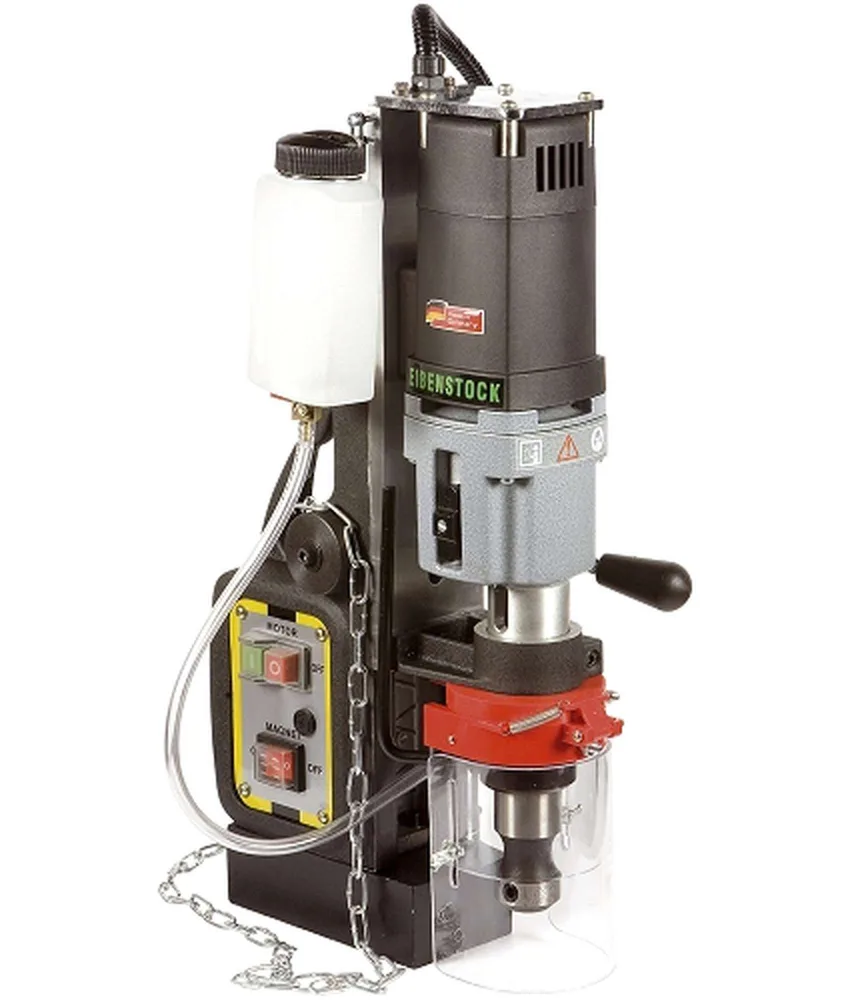 Supporto per carotatore LTF con trapano, Elettromagnetico - trapano magnetico carotatore Eibenstock incluso - sistema di refrigereazione integrato ...
