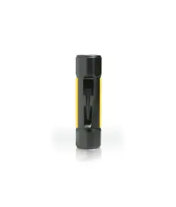 Torcia a doppio fascio in alluminio con clip da tasca e base magnetica
