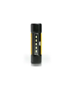 Torcia a doppio fascio in alluminio con clip da tasca e base magnetica