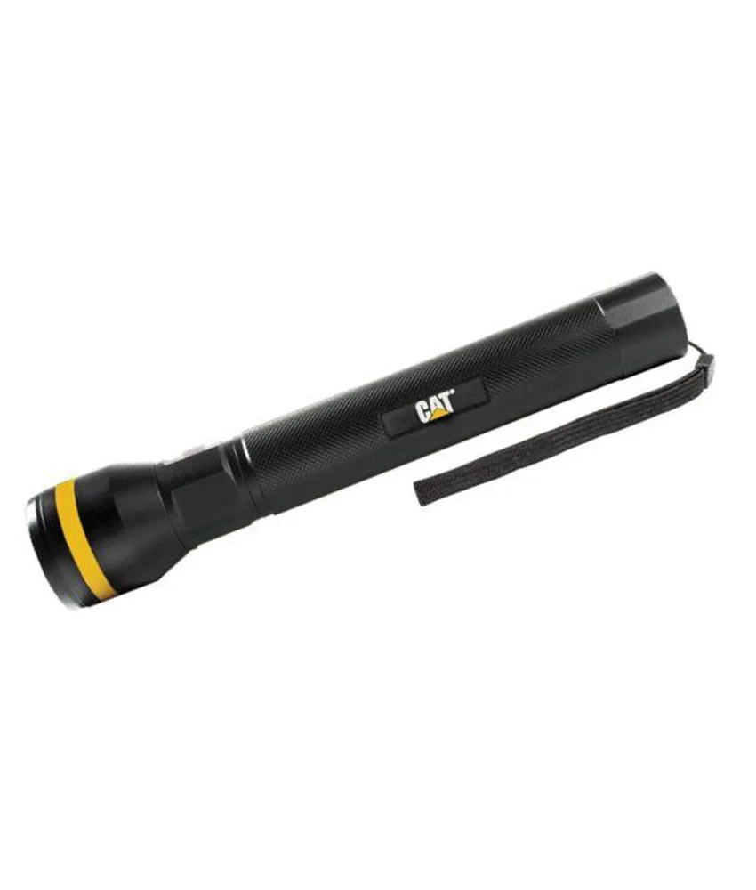 Torcia focusing dimmerabile in alluminio con cordino, da 1200 lumen
