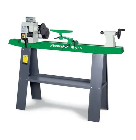 Tornio per legno con testa in ghisa