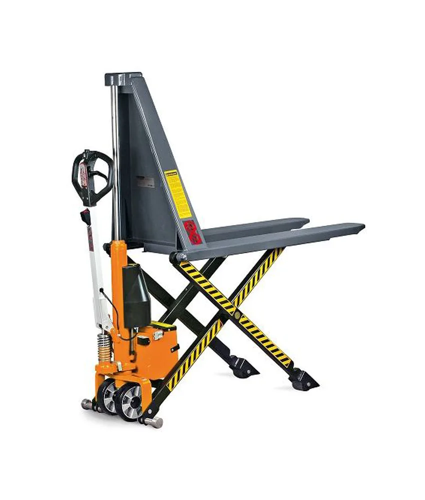 Transpallet a Pantografo PHH 1003 E, ruote e rulli montati su cuscinetti - con Dispositivo Elettroidraulico Di Sollevamento