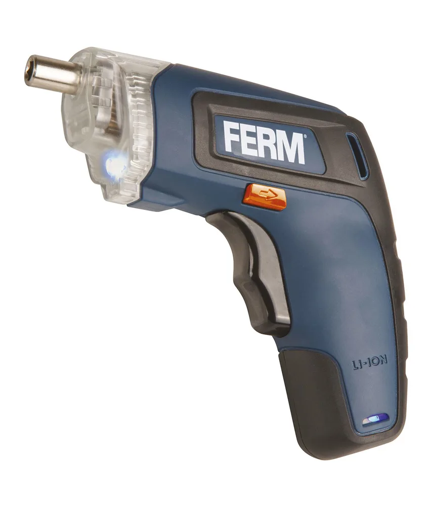 Trapano avvitatore FERM, 3,6V - velocità a vuoto 230 rpm