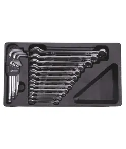 Valigia cassettiera completa di 104 utensili Kravm