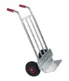 Carrello in alluminio con ruote STP