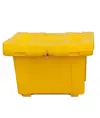Cassa con coperchio colore giallo