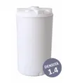 Cisterna verticale in polietilene bianco  per acidi