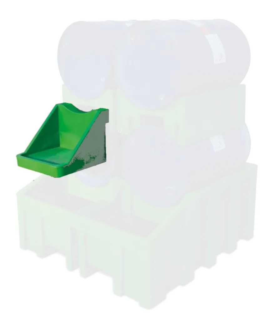 Supporto in plastica per contenitore liquidi, per contenitori di prelievo - da acquistare con supporto codice SUN RA4