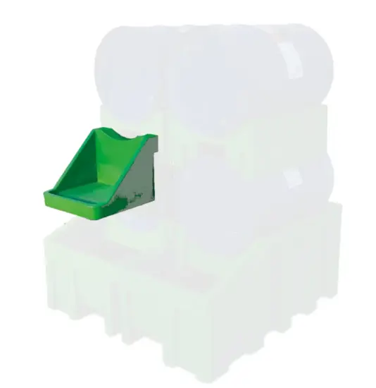 Supporto in plastica per contenitore liquidi