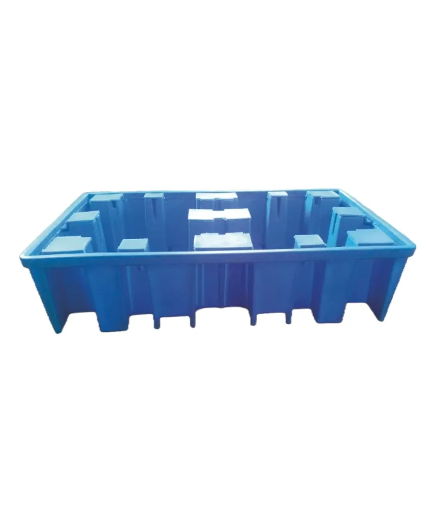Vasca di contenimento per 2 cisterne, carico diretto - plastica - 145x236x h60 cm