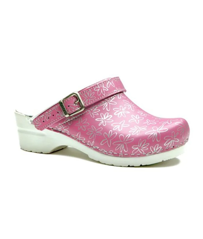 Calzari soletta pelle FlexyClog con tacco in offerta, suola antistatica
