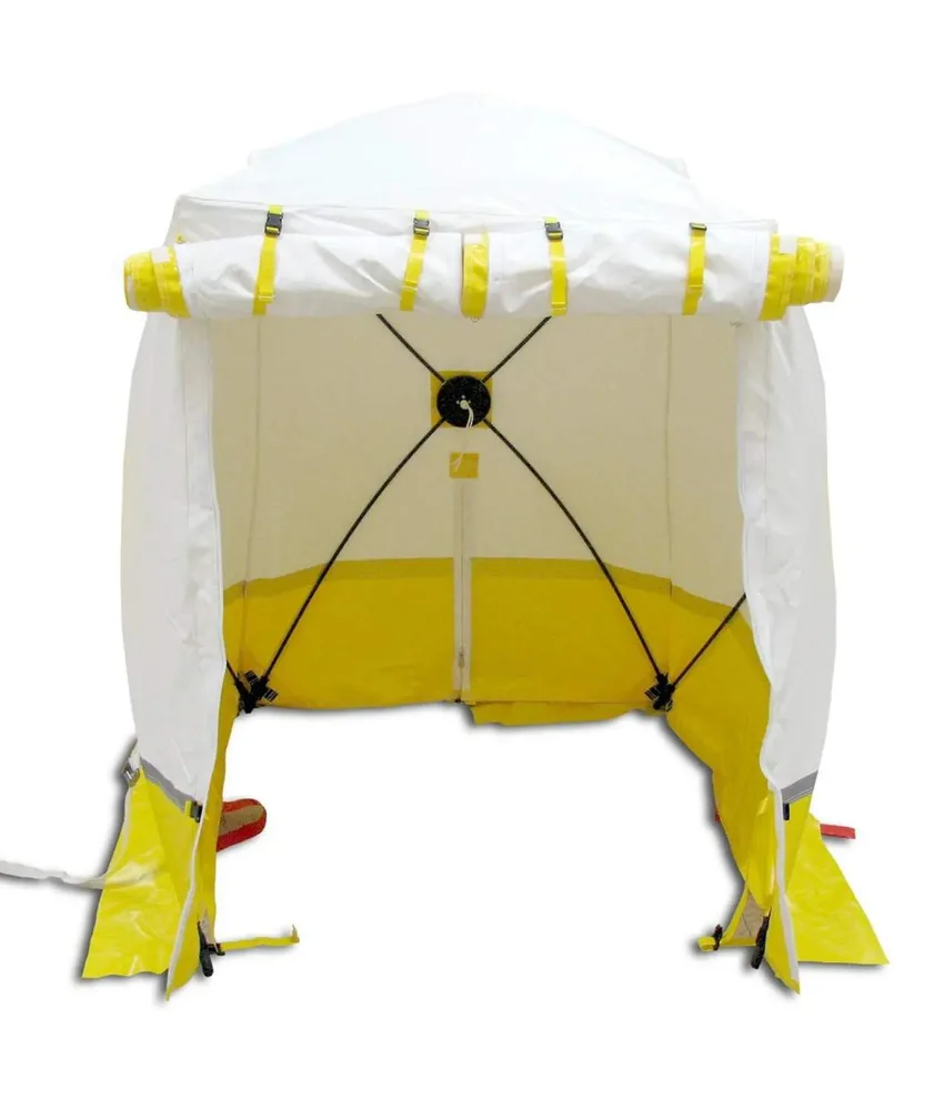 Tenda da lavoro a montaggio rapido Trotec KE, Autoportante - Tessuto impermeabile molto robusto - Apertura completa
