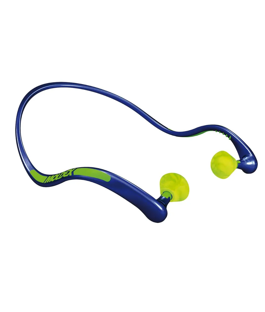8 paia tappi auricolari ad archetto Moldex Waveband 1K, SNR=24 - inserti auricolari in schiuma - design anatomico